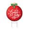 Glitzhome® 3ft. Large Metal Ornament Yard Stake